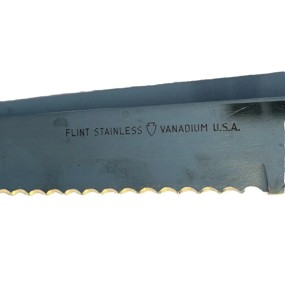 Flint Stainless Vanadium‎ Waverly Edge 14 in. Serrated Knife USA